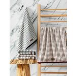 L'essential Maison Nature - Crna, Bordocrvena Crna Bordocrvena Set Peškira za ruke (4 komada)