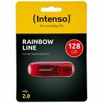 Intenso Rainbow Line 128GB USB memorija, crvena