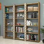 City 3 - Walnut, Cream WalnutCream Bookshelf
