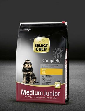 Select Gold DOG Junior Complete Medium piletina 12 kg