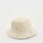 Reserved - Rupičasti bucket šešir nude 100% COTTON 739CO-02X