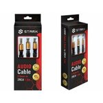 STARK kabl audio3.5mm na 2RCA M-M(High sound quality)1.5m