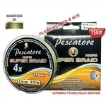 PESCATORE SUPER BRAID 4X 0 18mm