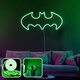 OPVIQ Zidna LED dekoracija Batman Night Large Green