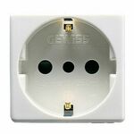 GEWISS GW20205 System, šuko uticnica 2P+E 16A nem.std., 2M, bela