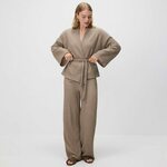 Reserved - Sako s vezicom bež 98% POLYESTER, 2% ELASTANE 470GO-08X