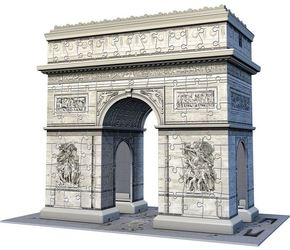 Ravensburger 3D puzzle (slagalice) - Triumfalna kapija u Parizu RA12514