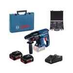 BOSCH plavi alat GBH 180-LI + 11-delni set pribora Akumulatorksi hamer