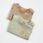 Reserved - BABIES` T-SHIRT pepaljasto zelena 100% COTTON 567BF-97X