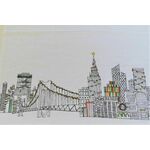 Kuhinjska krpa print NYC1 45x70cm 3199