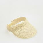 Reserved - Pleteni vizir za sunce nude 65% PAPER, 35% POLYESTER 687CO-02X