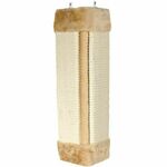 Trixie Ugaona Grebalica 495x235cm – Bež, Sisal i Pliš