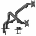 MA-DA2-02 Gembird Podesivi dupli stoni drzač za monitor, tilt,17-27 max.2x8kg