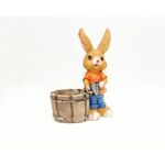 Uskršnja dekoracija - BUNNY WITH BASKET 7429 30cm - N39