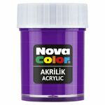 Nova Color Slikanje - Akrilne Boje 30g - Ljubičasta - 540295