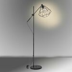 Podna lampa Boogie crna