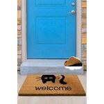 Coco Reverse Cat Multicolor Coco Doormat