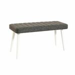 Stormi Bench - White, Anthracite WhiteAnthracite Bench