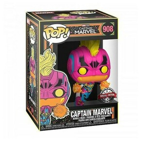 Funko Pop Marvel Captain Marvel Captain Marvel Blacklight Excl
