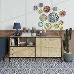 Elegan - Sapphire Oak Sapphire Oak Console