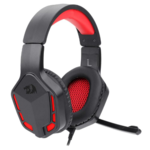 Redragon Themis H220 gaming slušalice, 3.5 mm, crna/crvena, 116dB/mW, mikrofon