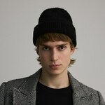 Reserved - Kapa beanie crno 72% ACRYLIC, 25% POLYESTER, 3% ELASTANE 607CU-99X