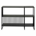 Strington polica 120x35x83 cm crna