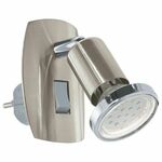 Eglo Mini 4 spot/1, led, gu10, 3w, 240lm, za utič. Nikl m.