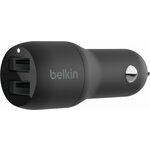 BELKIN CCB001BTBK Belkin dual auto punjac USB-A 24W