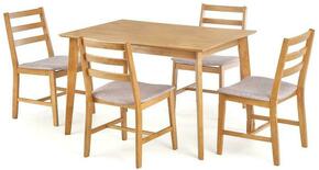 Cordoba set sto+4 stolice 120x80x75 cm svetli hrast