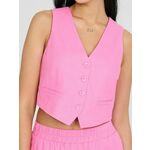 Sinsay - Prsluk za odelo - roze roze SS 2025 ZB492-30X