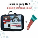 Lanci za sneg Sila He5 12mm plus poklon Strugač Polar