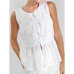 Sinsay - Košulja-bluza sa vezivanjem - belo belo SS 2025 895EN-00X