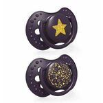 Lovi Silicone Dynamic Varalica 3-6M (2Kom) - Stardust Violet