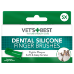 Vet's best dental silikonska četkica za zube pasa 5 kom