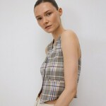 Reserved - LADIES` VEST šareno 63% POLYESTER, 34% VISCOSE, 3% ELASTANE 239FT-MLC