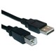 Fast Asia Kabl USB A USB B M M 3m crni