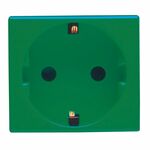 GEWISS GW20283 System, šuko uticnica 2P+E 16A, 2M, zelena