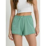 Sinsay - Pamučne kratke pantalone - tirkizno tirkizno SS 2025 946DA-66X