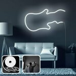 OPVIQ Zidna LED dekoracija Guitar Medium White