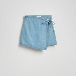 Reserved - Teksas suknja-šorts plava 70% COTTON, 30% LYOCELL 9263H-50J