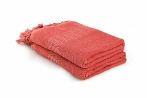 Terma - Tile Red Tile Red Bath Towel Set (2 Pieces)