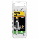 Stanley Al. Pop Nitna 3/16"X1/8" (X15) 1-PAA62T