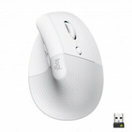 Logitech Lift Vertical bežični miš, beli/crni/crveni/nature/rozi/sivi/svetlo sivi/tamno sivi