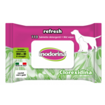 Inodorina Vlažne maramice za pse i mačke Refresh Chlorhexidine 110 kom
