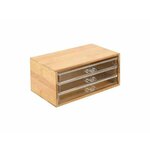 Estia Kutija za nakit bambus 24.5x11cm 3 fioke ES02-17699