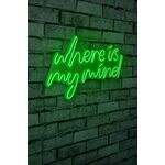 WALLXPERT Dekorativna rasveta Where Is My Mind Green