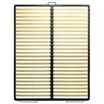 Tally podnica sa metalnim okvirom 160x200x4 cm natur/crna