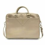 GUESS torba za laptop od 16" TRIANGLE 4G LIGHT GOLD