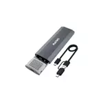 USB 3.2 Tip-C Kućište za M.2 PCIe NVMe SSD, aluminium, bez alata, K1689P